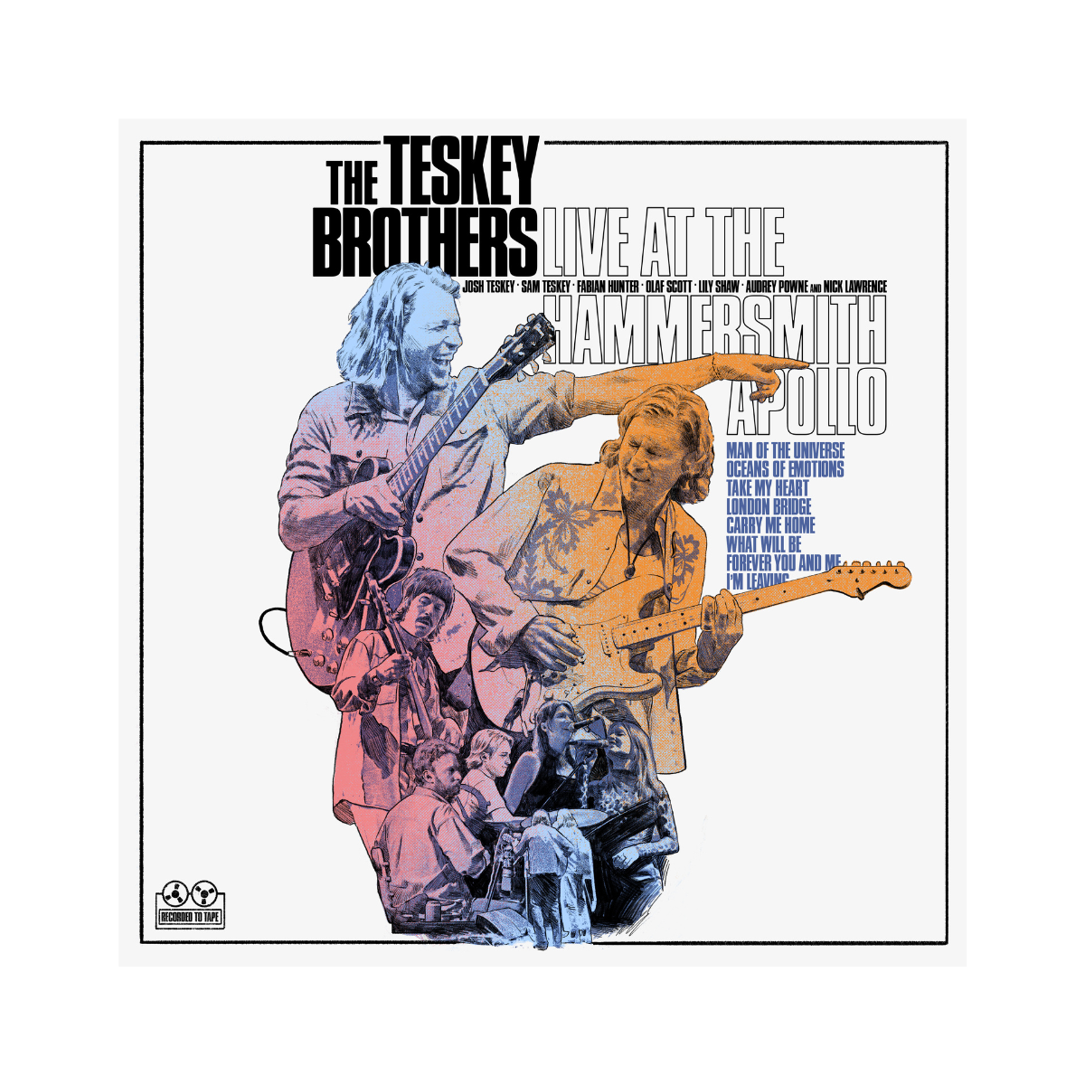 The Teskey Brothers - Live at The Hammersmith Apollo - Pink Marble Vinyl (Signed)